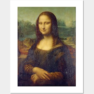 Mona Lisa Restored by Leonardo Da Vinci Print Posters and Art